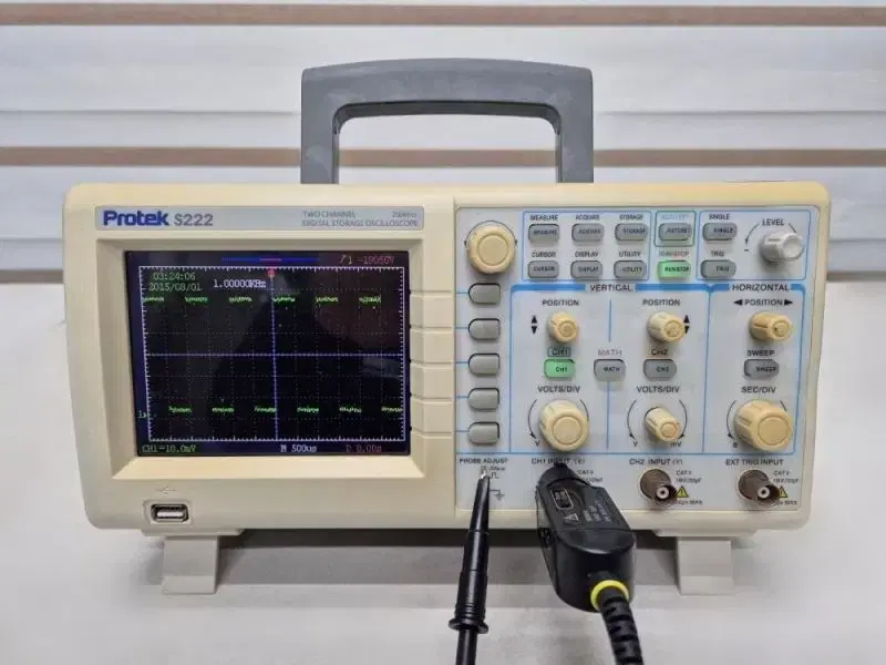 Protek S222 2Ch 200MHz 오실로스코프